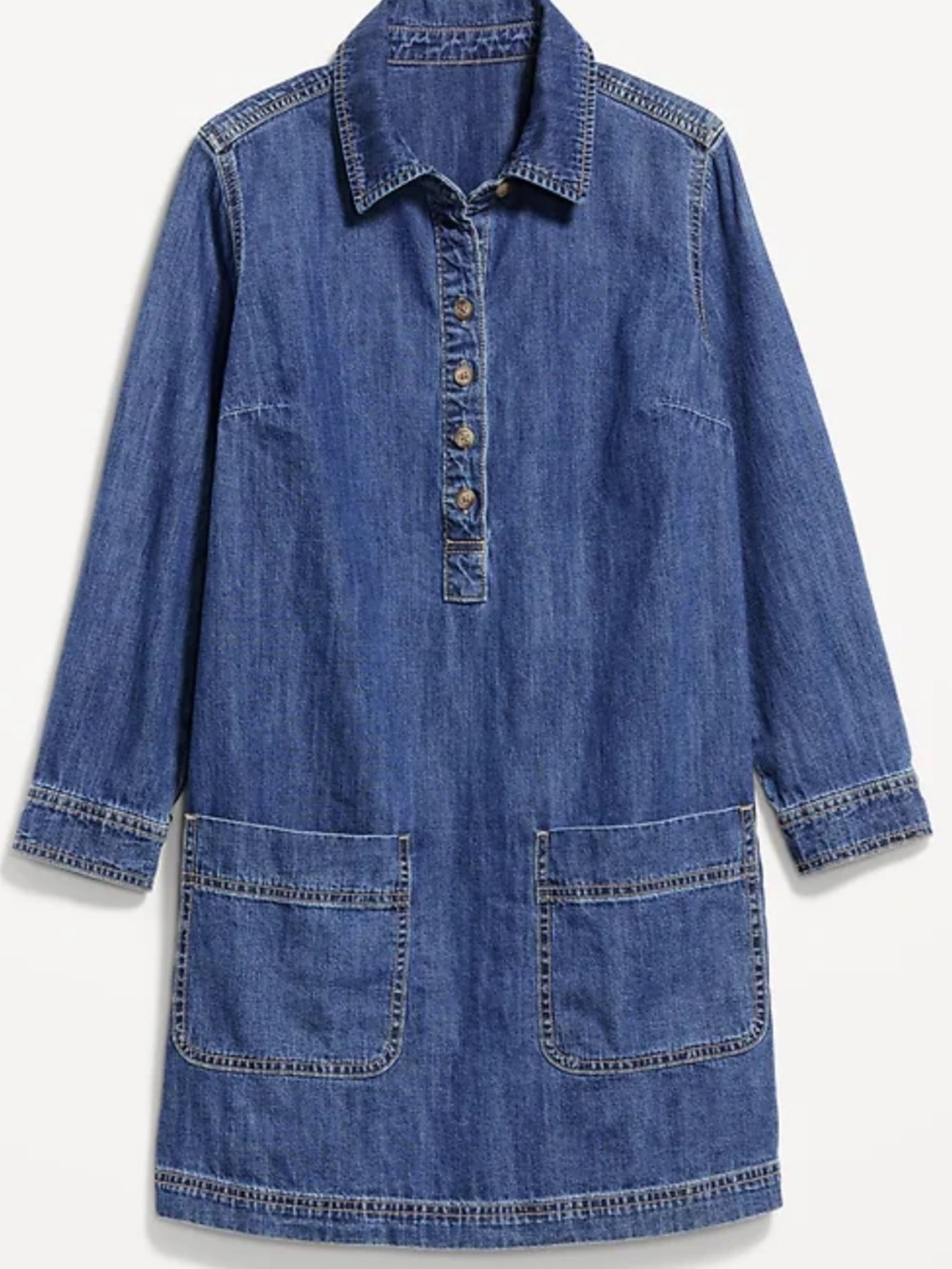 Old Navy Denim Shirt Dress in Blue